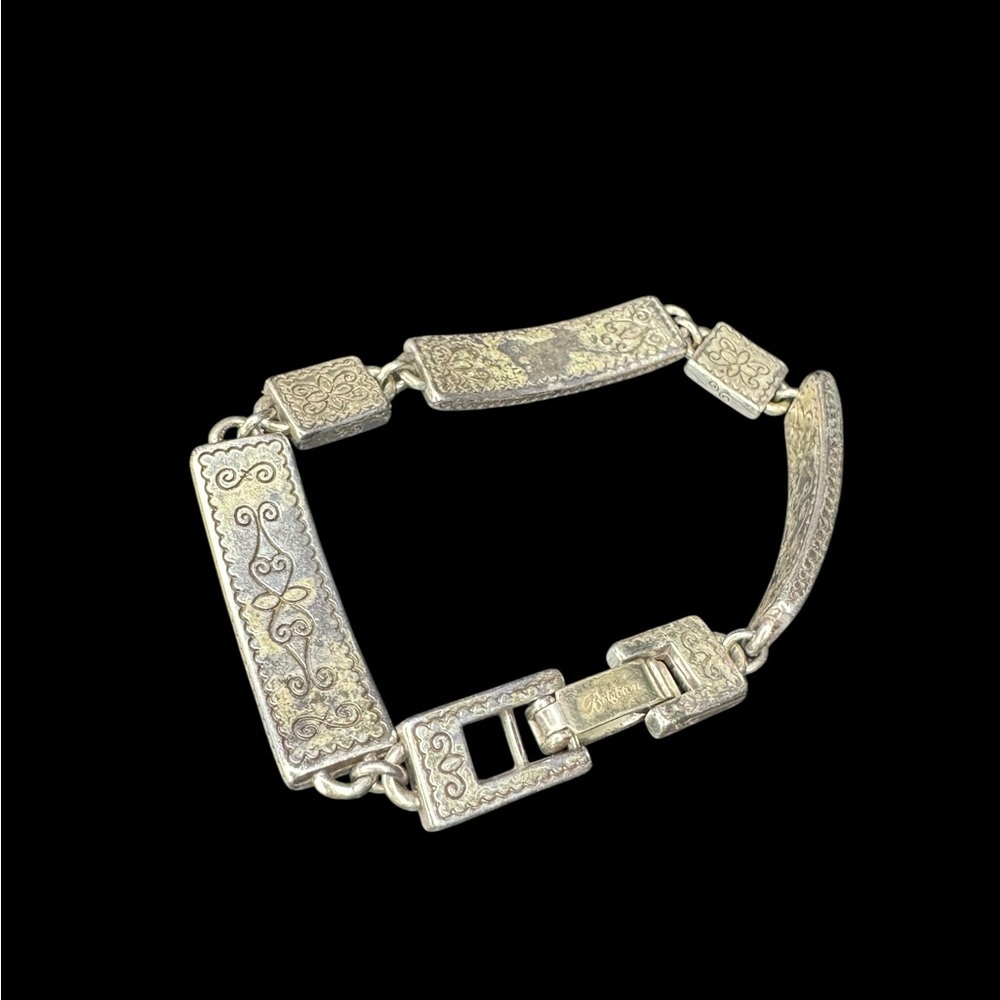 Brighton Silver Tone Bracelet with Intricate Design - Picture 2 of 3